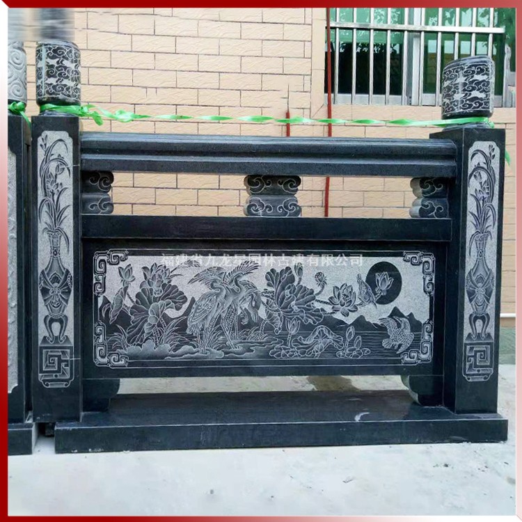 石雕浮雕欄桿圖片